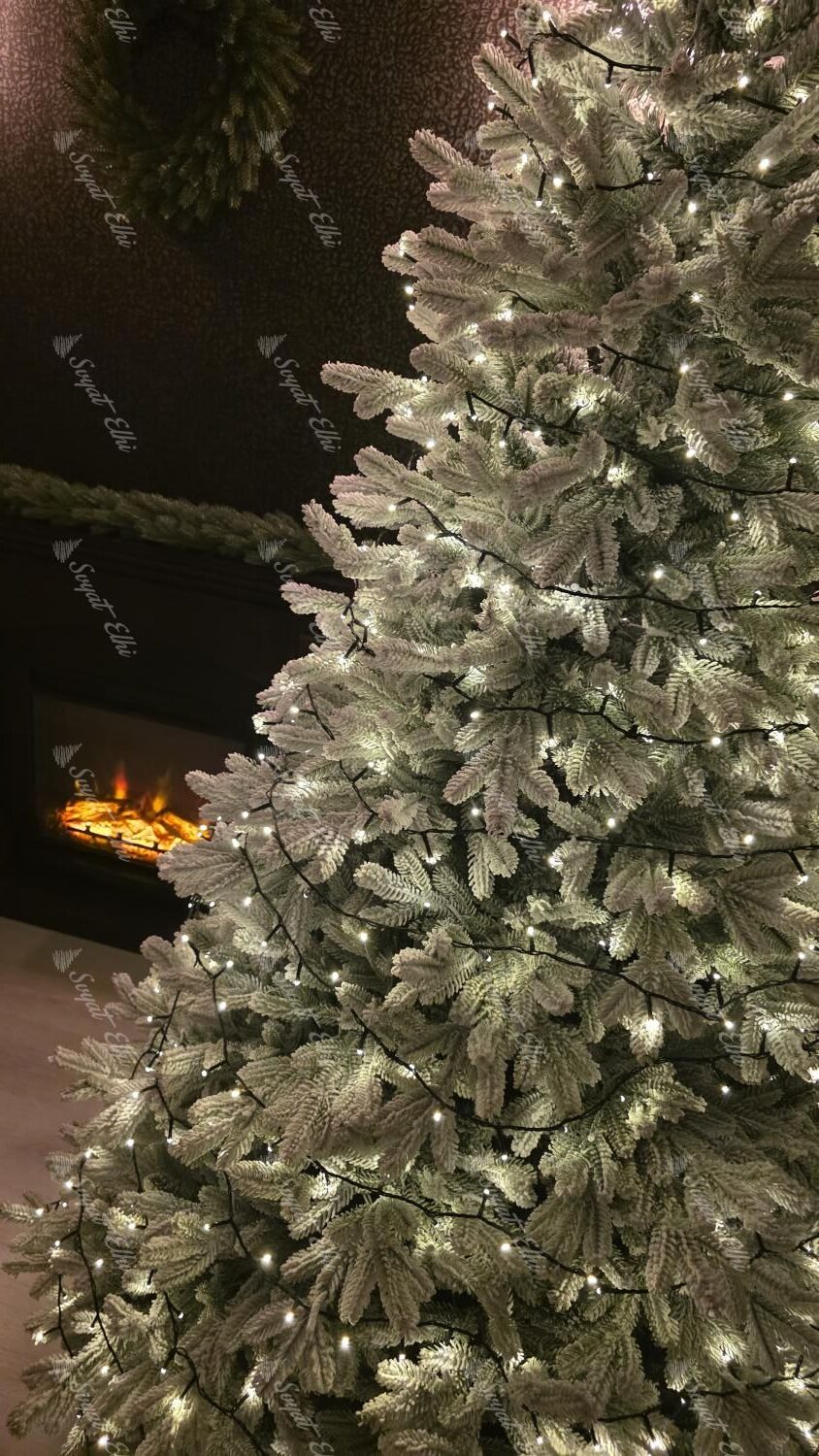 Коледно LED осветление топло бяло 50м 1000LED