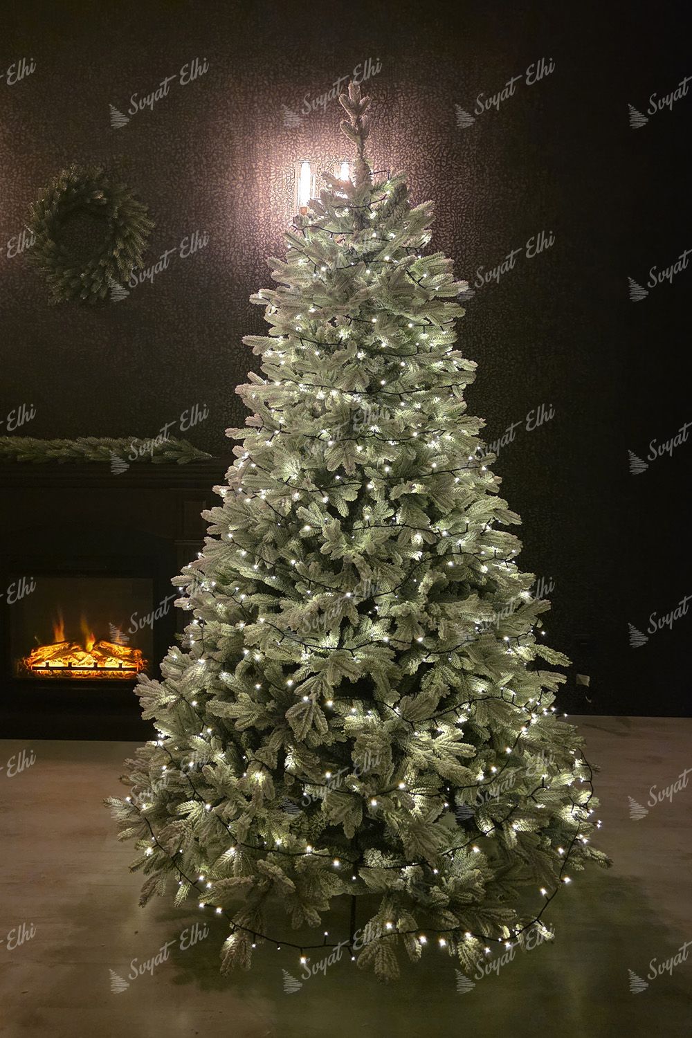 Коледно LED осветление топло бяло 50м 1000LED