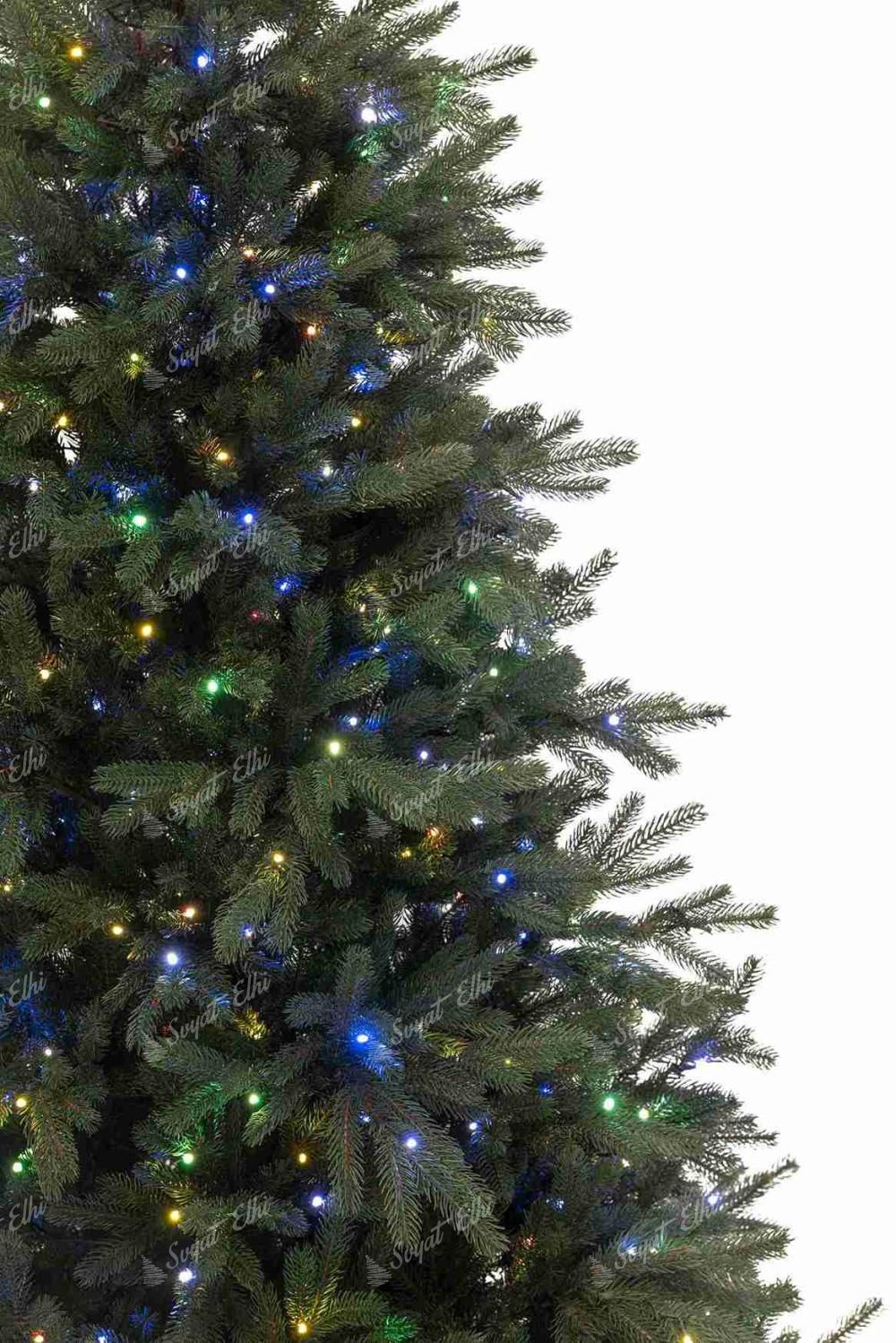 Изкуствена коледна елха FULL 3D Татрански смърч 240 см 600LED