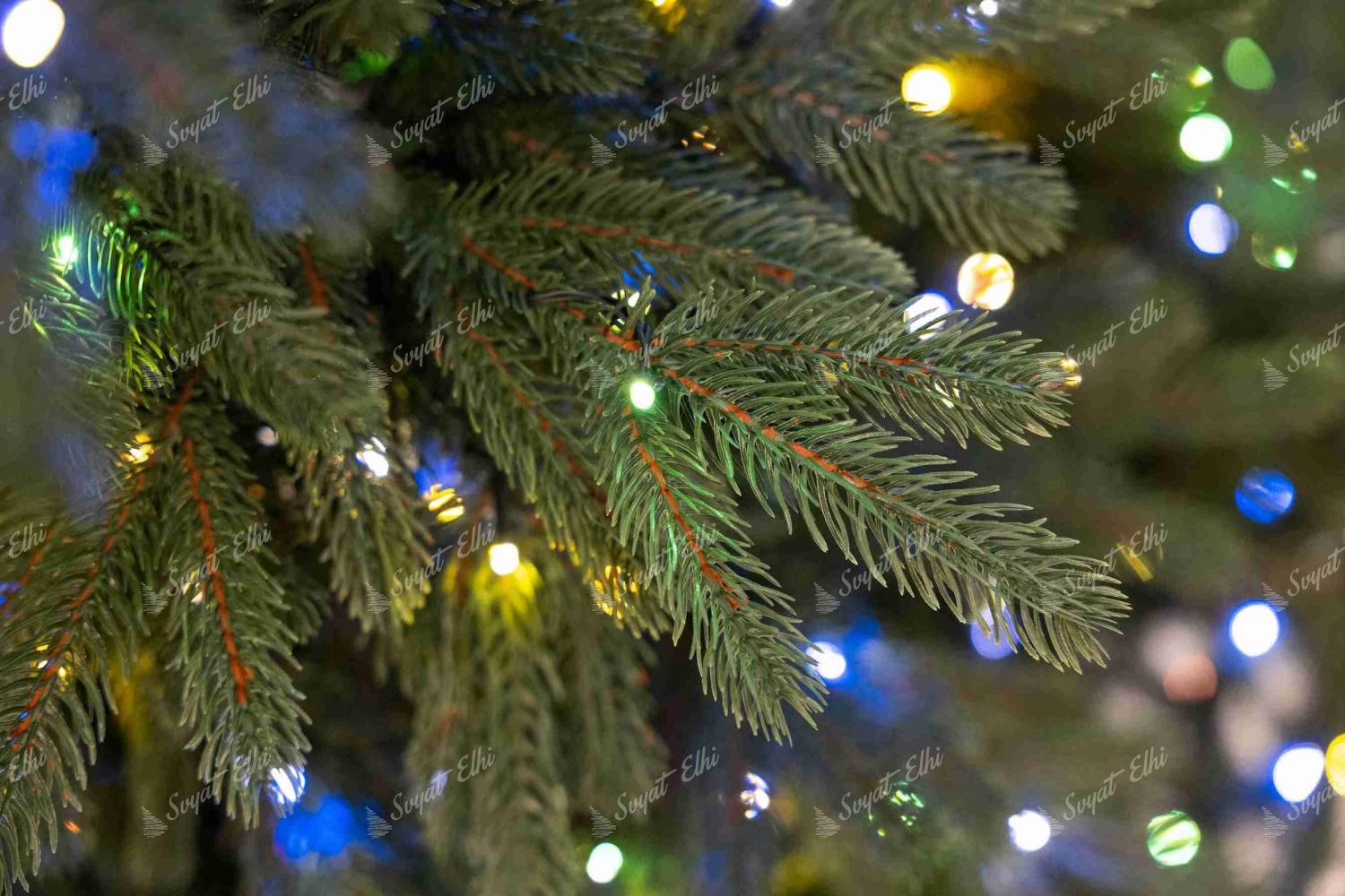 Изкуствена коледна елха FULL 3D Татрански смърч 240 см 600LED