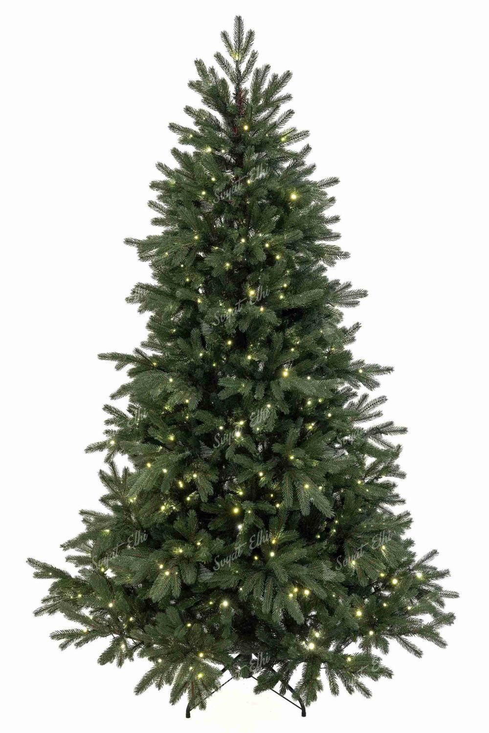 Изкуствена коледна елха FULL 3D Татрански смърч 240 см 600LED
