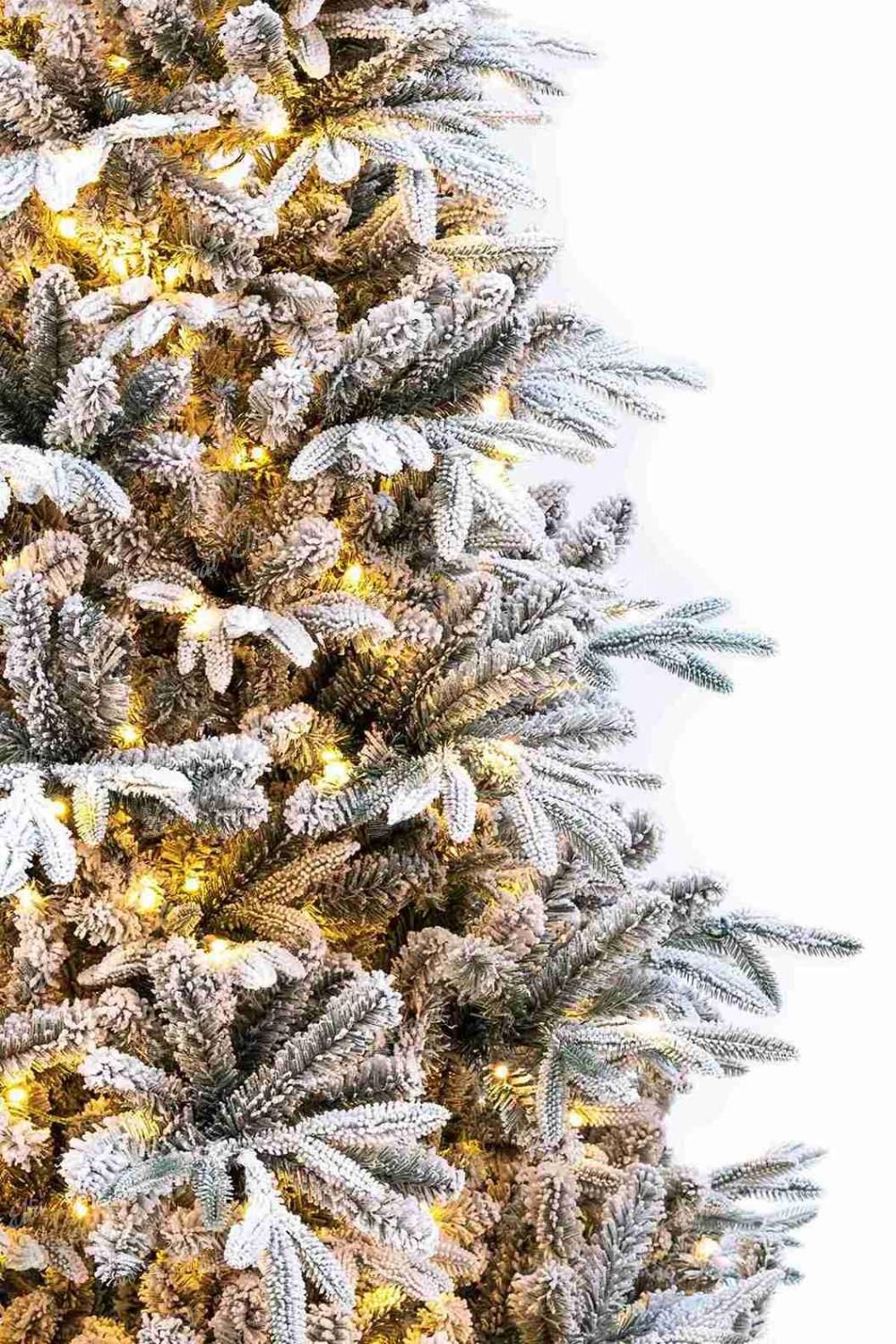 Изкуствена коледна елха 3D Сибирска ела 210 см 350LED