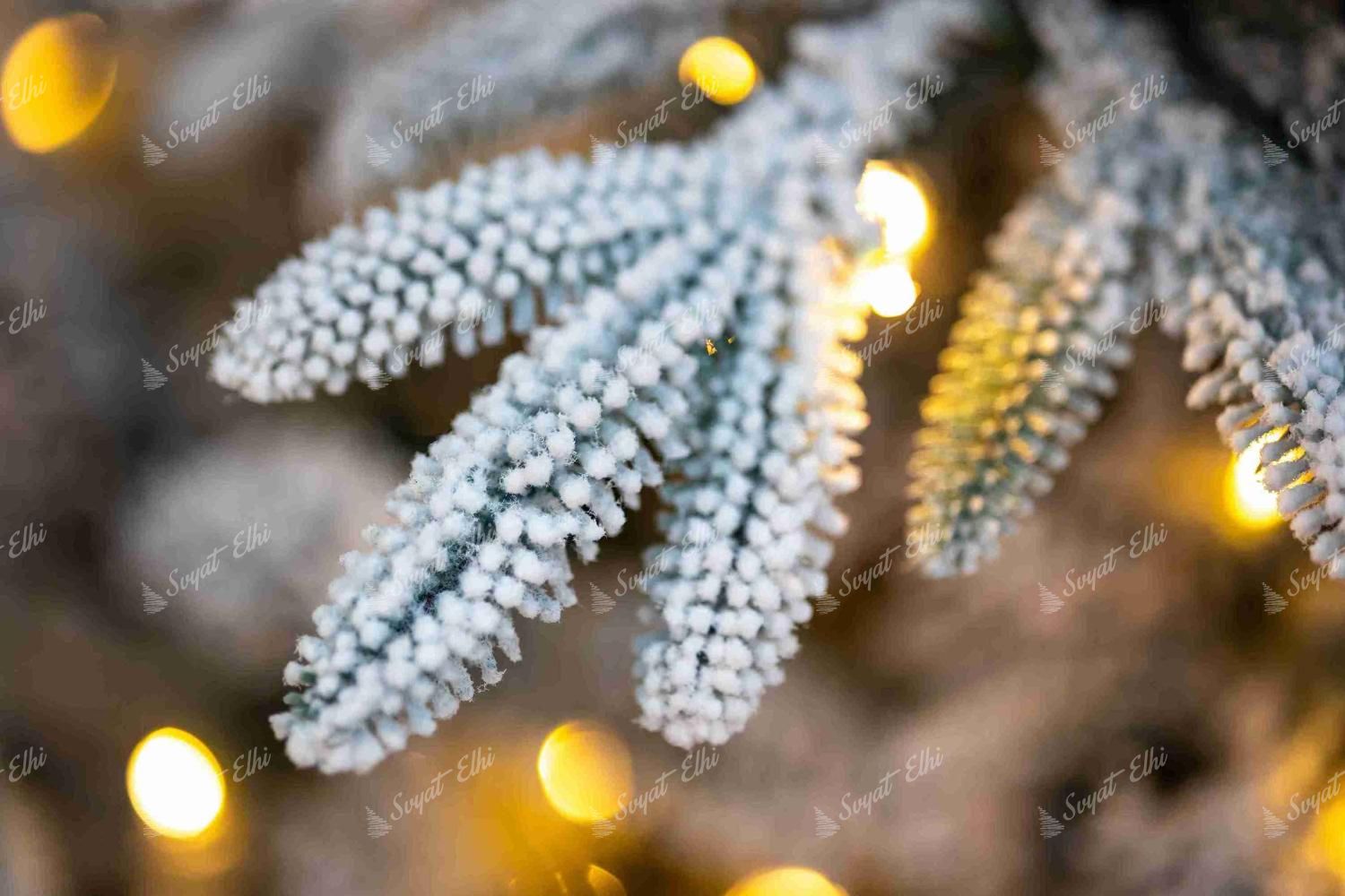 Изкуствена коледна елха 3D Сибирска ела 210 см 350LED