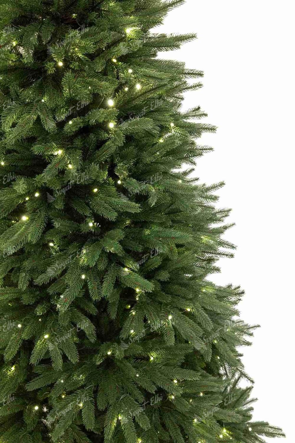 Изкуствена коледна елха FULL 3D Калифорнийски смърч 210 см 450LED
