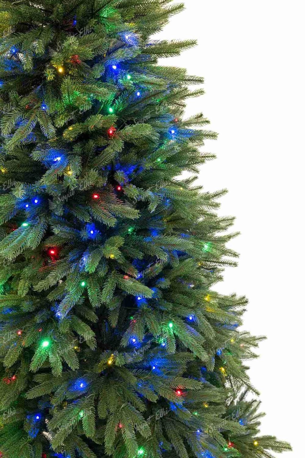 Изкуствена коледна елха FULL 3D Калифорнийски смърч 210 см 450LED