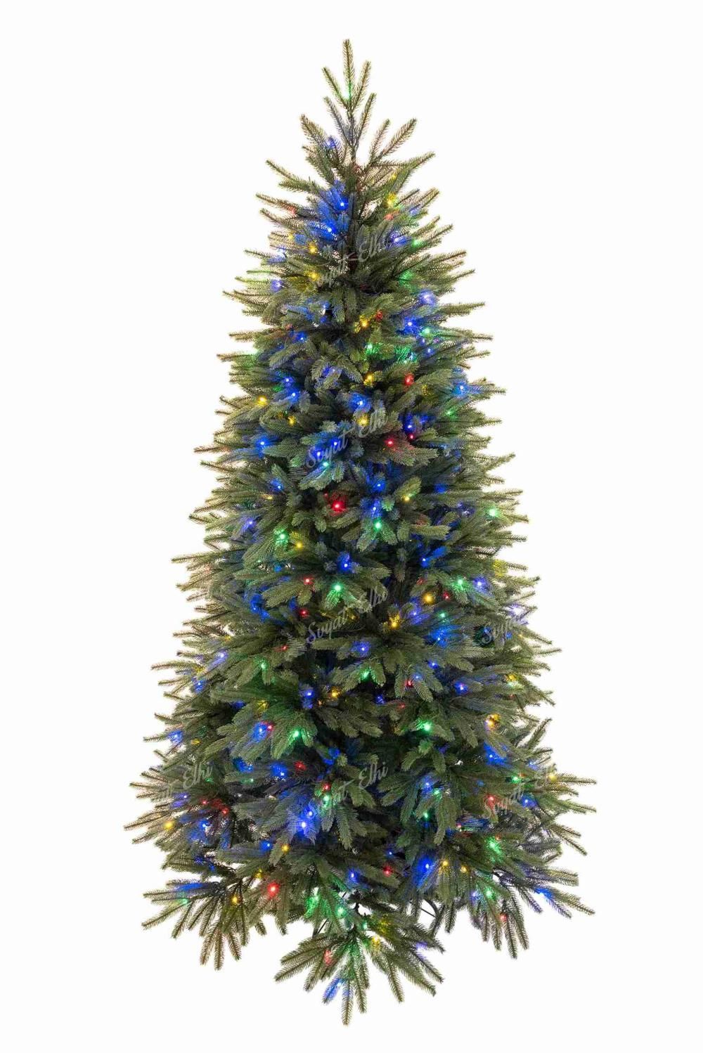 Изкуствена коледна елха FULL 3D Калифорнийски смърч 210 см 450LED