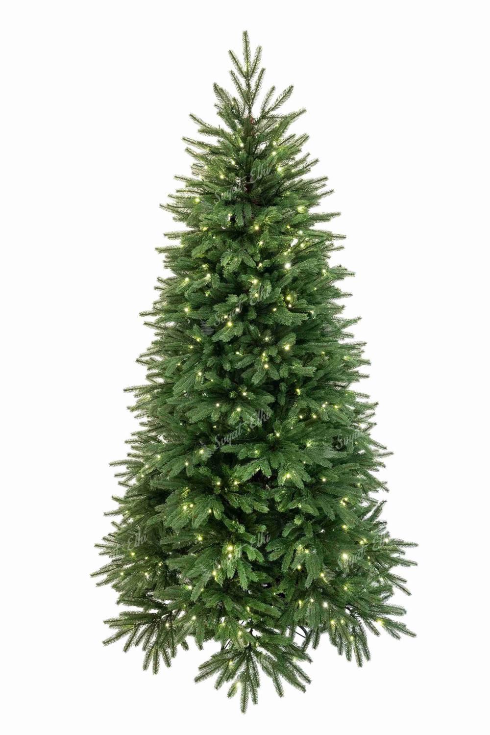 Изкуствена коледна елха FULL 3D Калифорнийски смърч 210 см 450LED